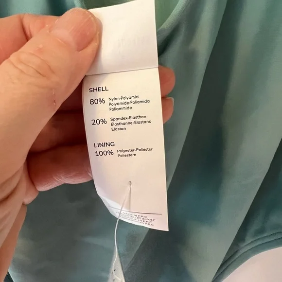 Cupshe Sleek Halter One-Piece Swimsuit in Light Blue - Picture 7 of 8